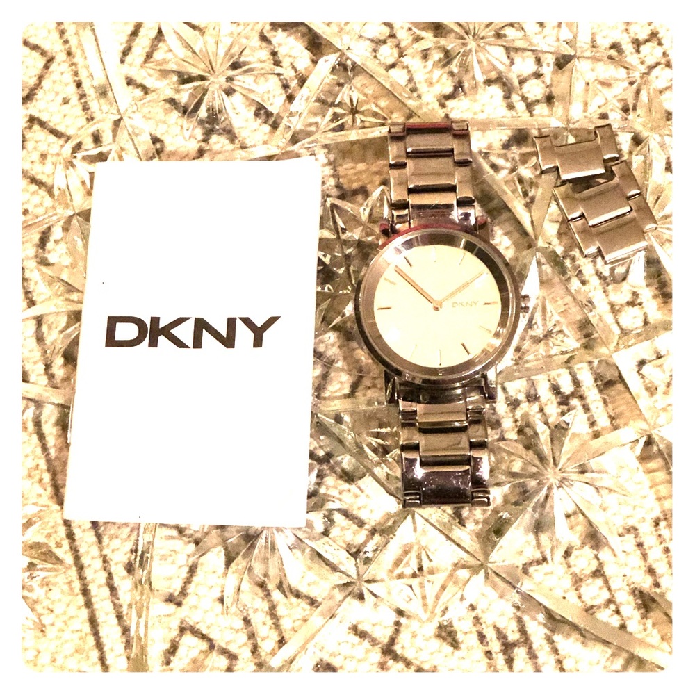Silver DKNY Watch